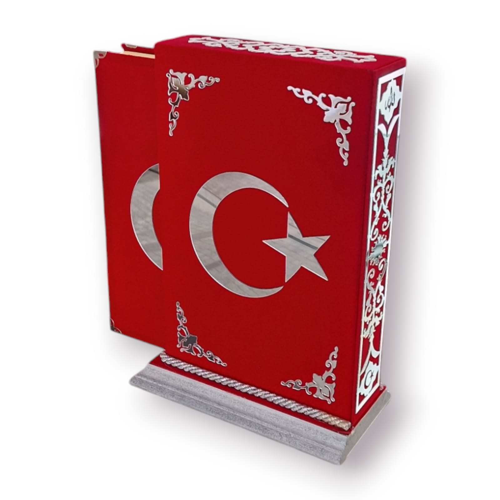 MKT DİK KADİFE TÜRK BAYRAKLI AL-RAİD