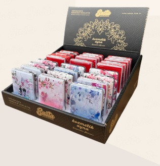 SST LÜX KOZMETİK CEP AYNASI STANDI 24 ADET 607762