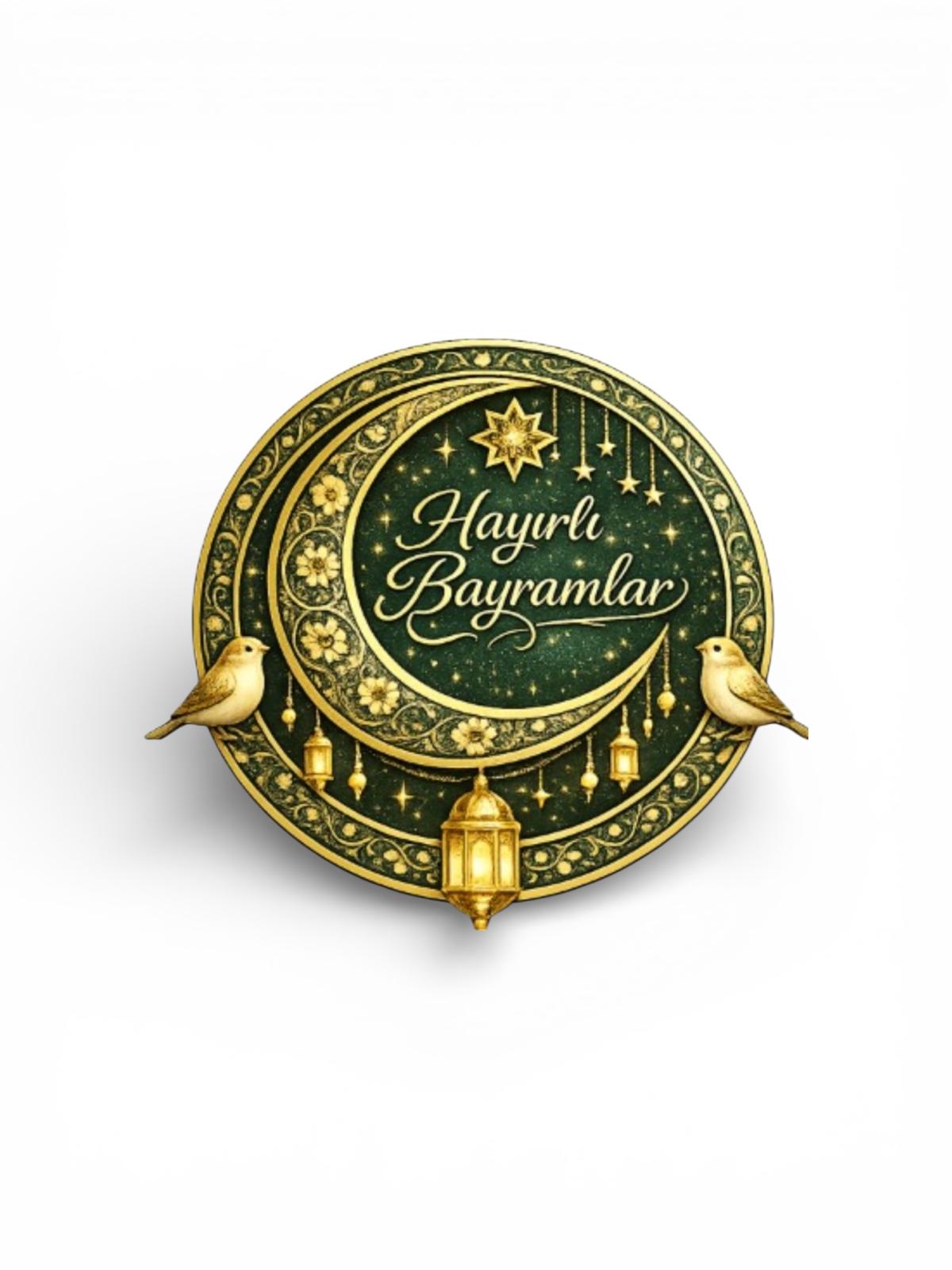 DMD HAYIRLI BAYRAMLAR KAPI SÜSÜ YEŞİL