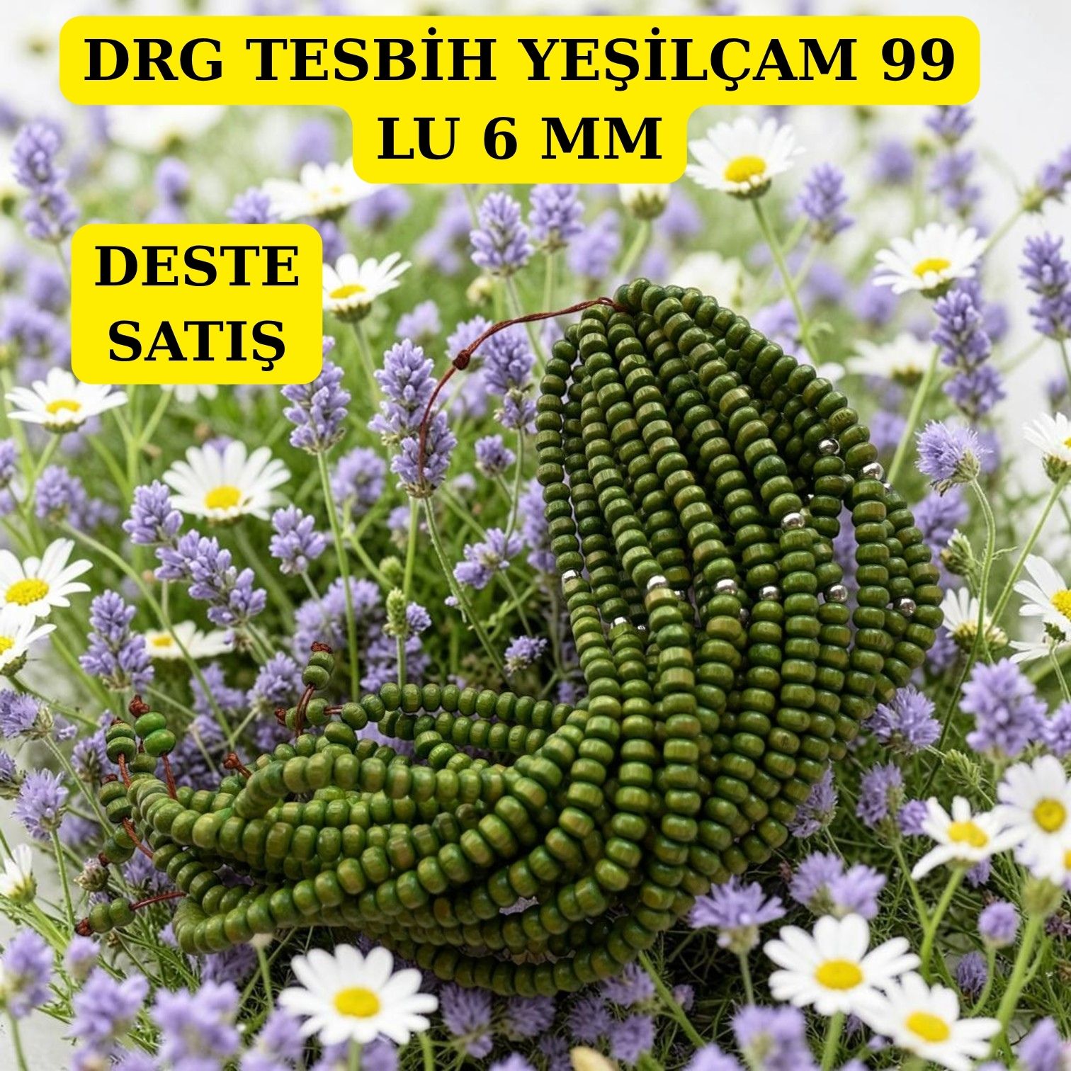 DRG TESBİH YEŞİLÇAM 99 LU 6 MM DESTE