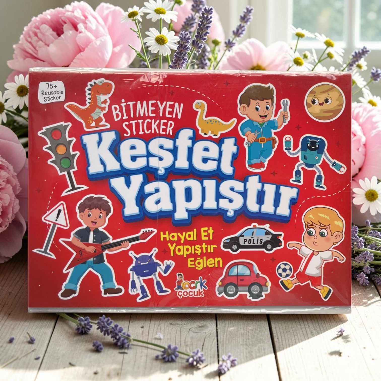 NESİL KEŞFET YAPIŞTIR BİTMEYEN STİCKER KİTABI 