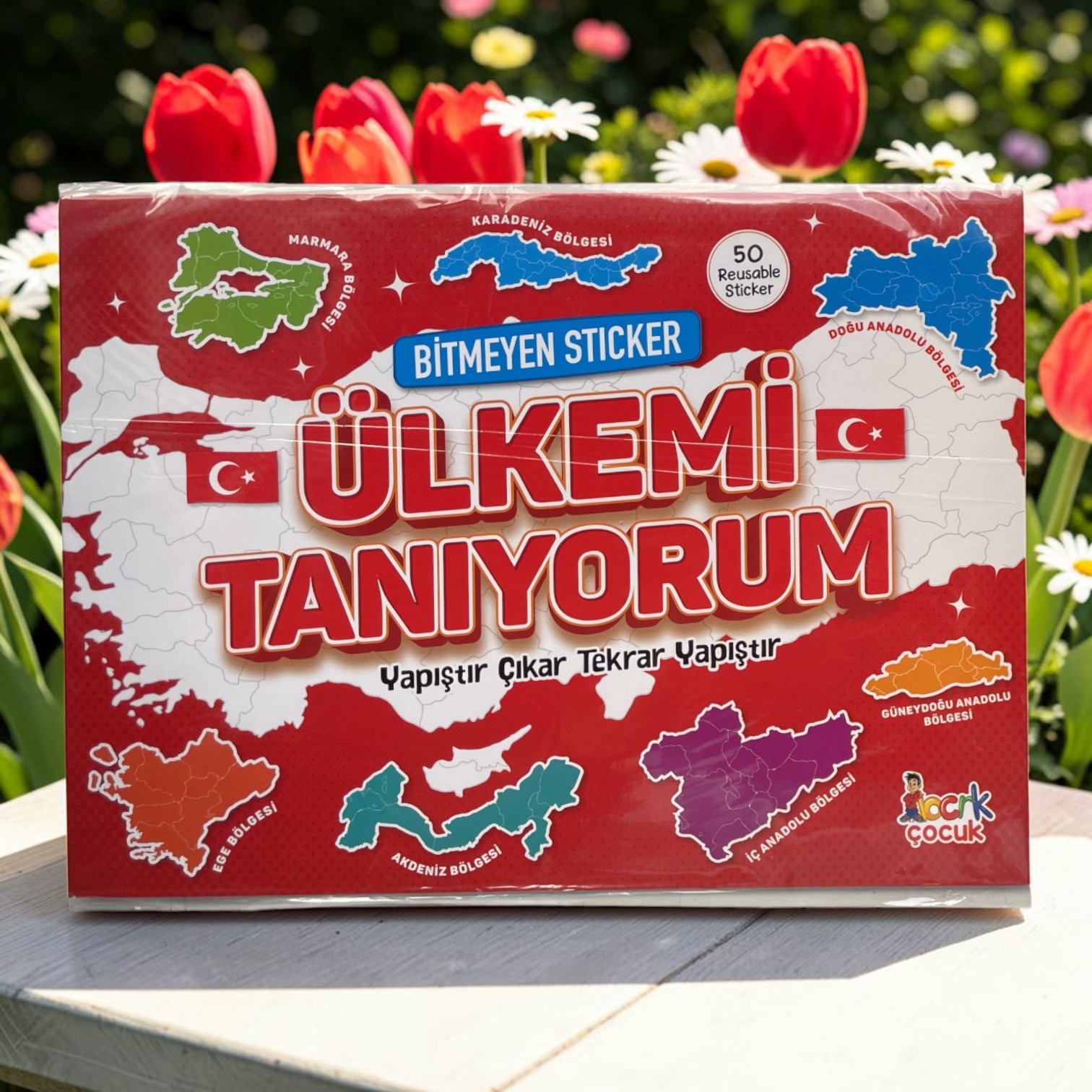 NESİL ÜLKEMİ TANIYORUM BİTMEYEN STİCKER KİTABI 