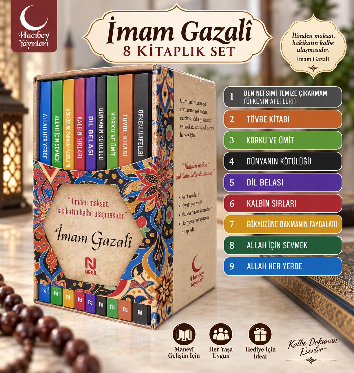NESİL İMAM GAZALİ SETİ (10 KİTAP)