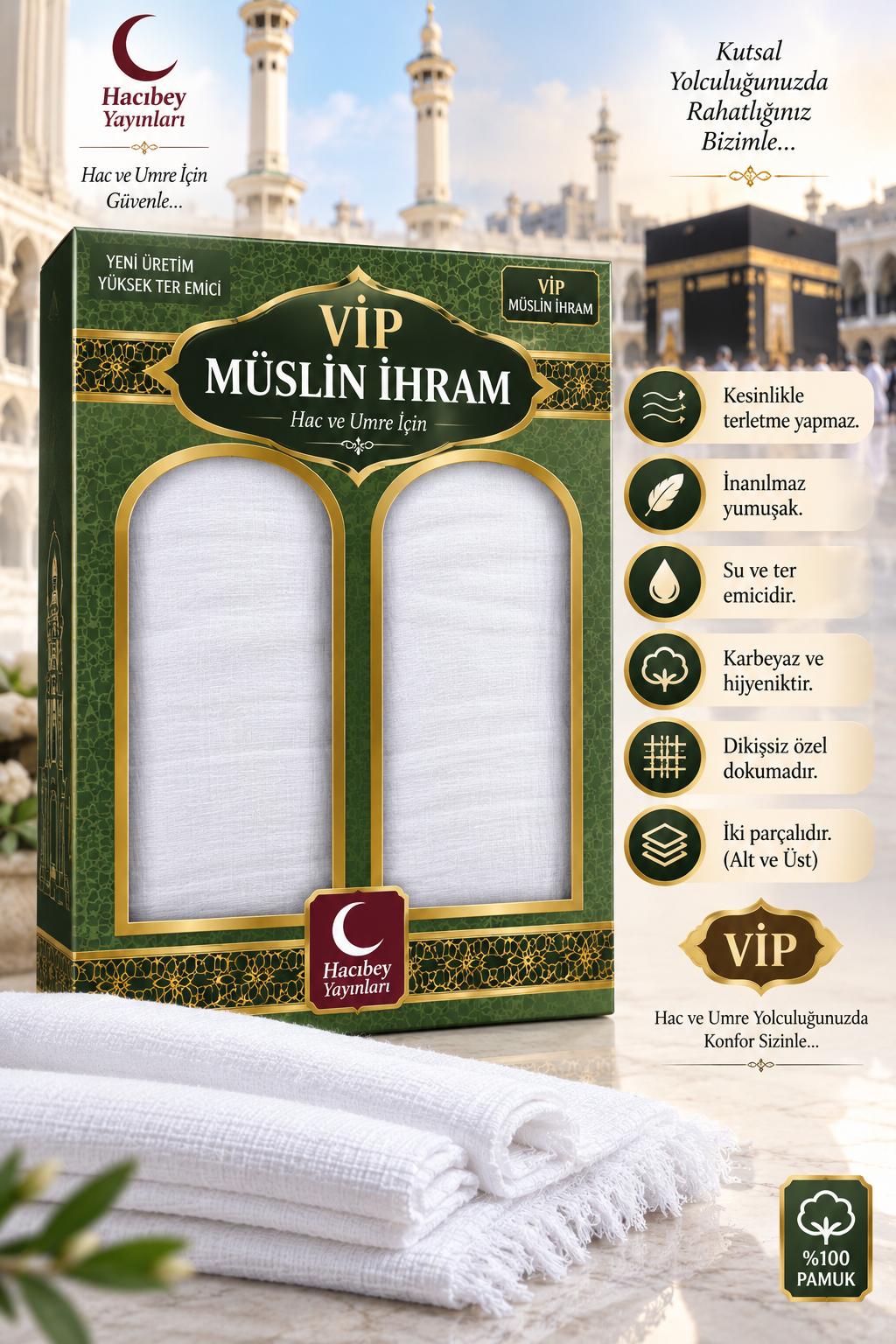 BRZ VİP MÜSLİN İHRAM ADET SATIŞ 