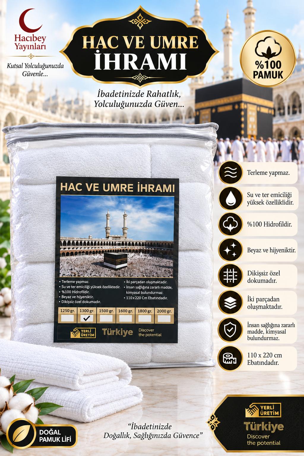 BRZ EKONOMİK İHRAM 1300 GR ADET SATIŞ