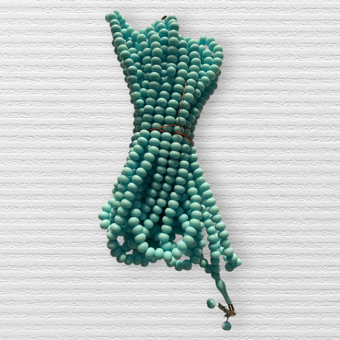DR TESBİH ZİNCİRLİ 8 MM 1000'Lİ BEBE MAVİ (ADET SATIŞ)