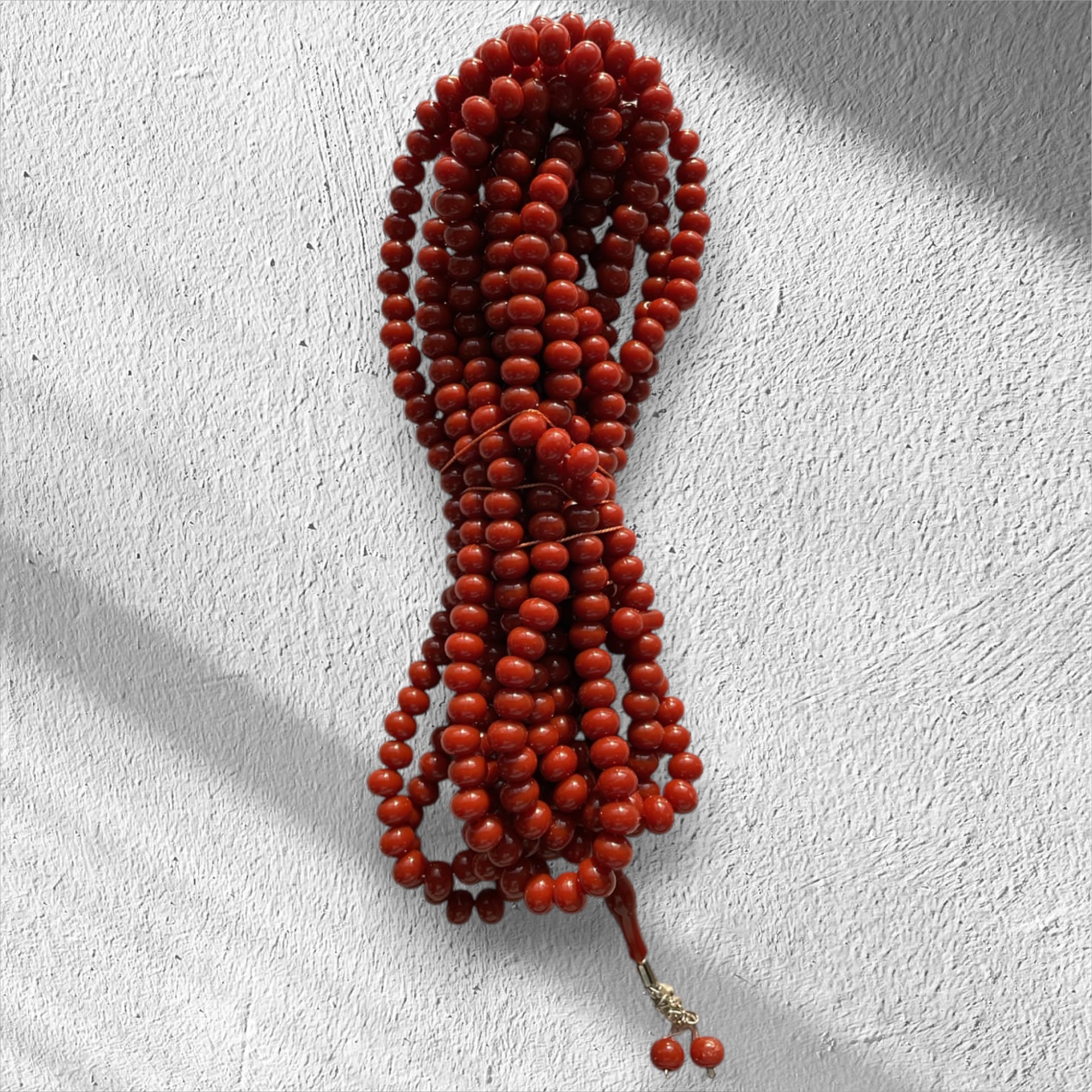 DR TESBİH ZİNCİRLİ 8 MM 500'LÜ DÜZ KAHVERENGİ (ADET SATIŞ)