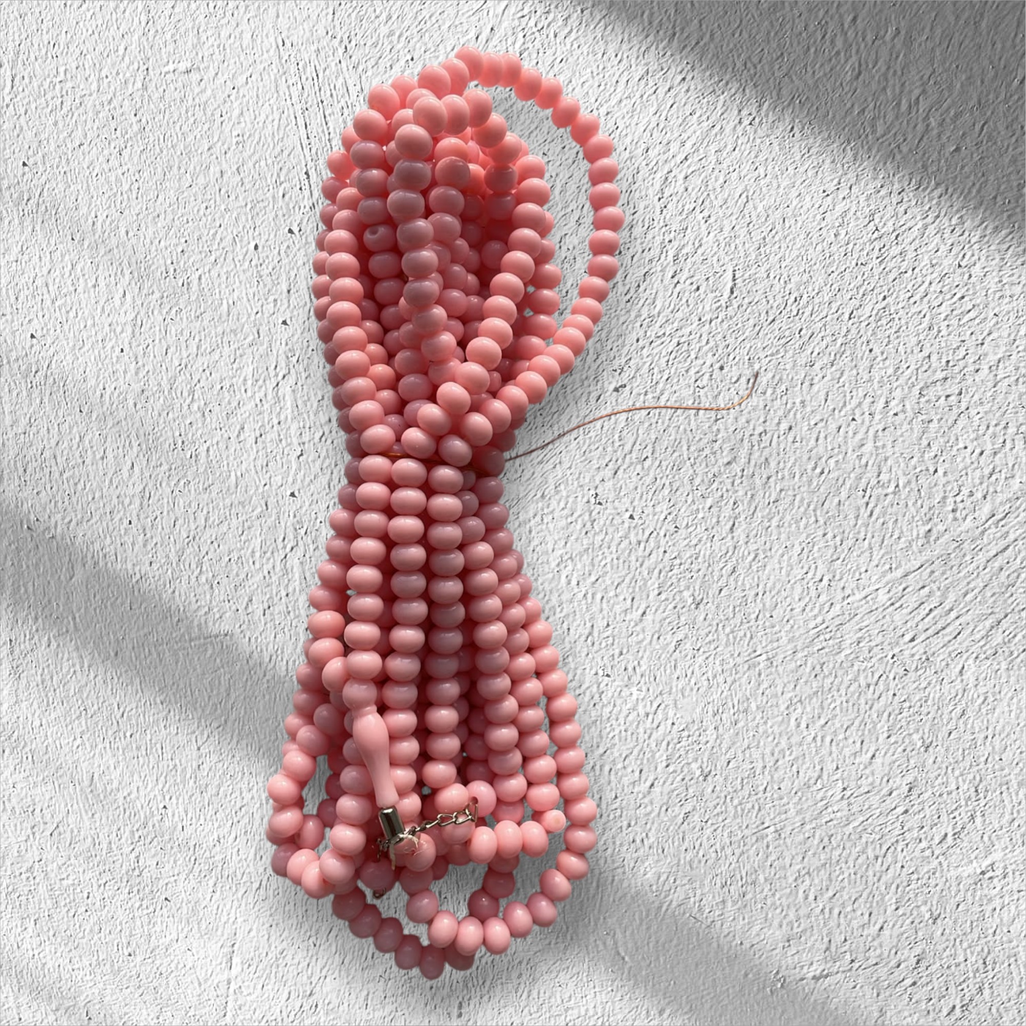 DR TESBİH ZİNCİRLİ 8 MM 500'LÜ DÜZ PEMBE (ADET SATIŞ)