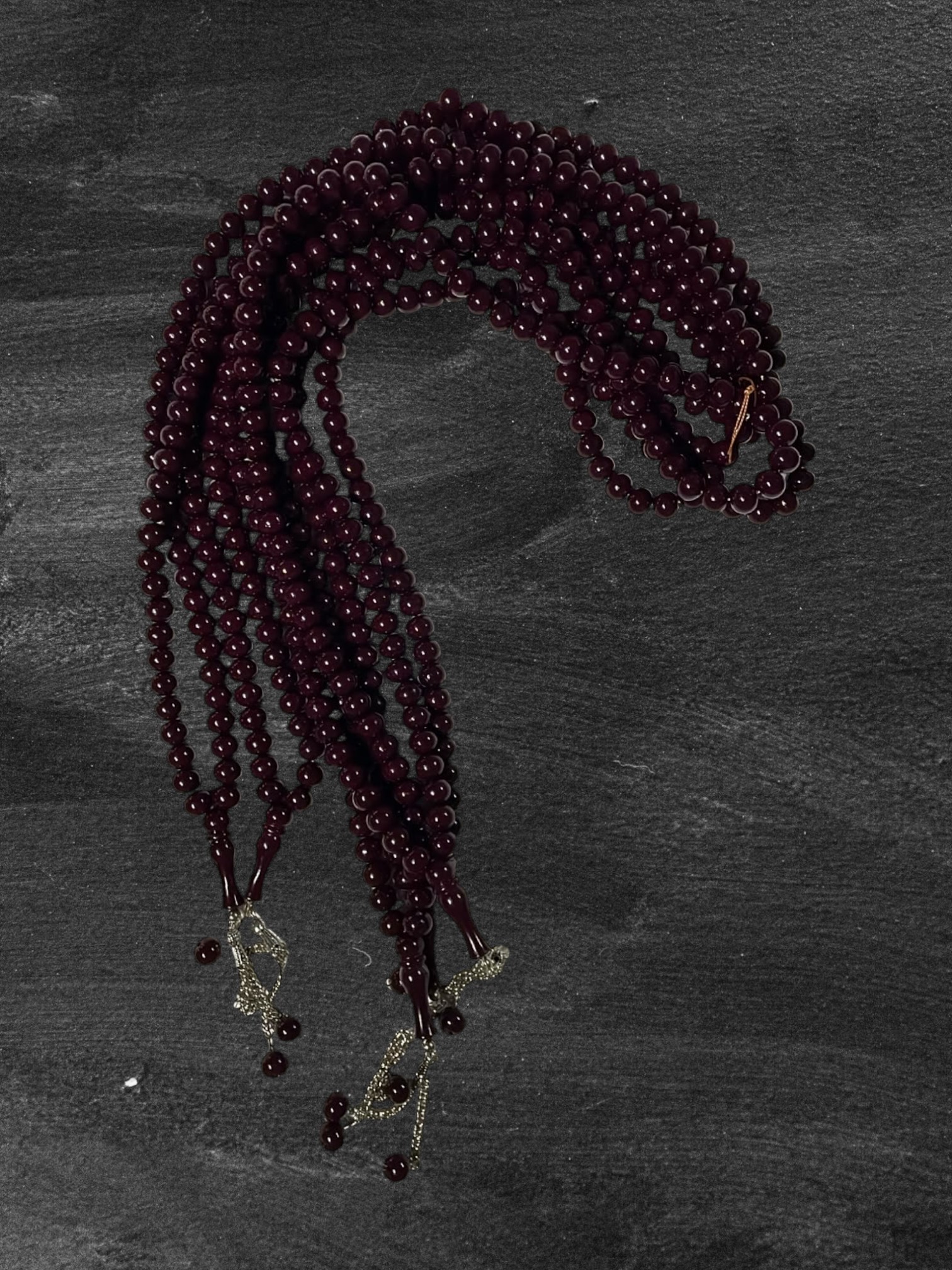 DR TESBİH ZİNCİRLİ 14MM 99'LU BORDO (DESTE SATIŞ)
