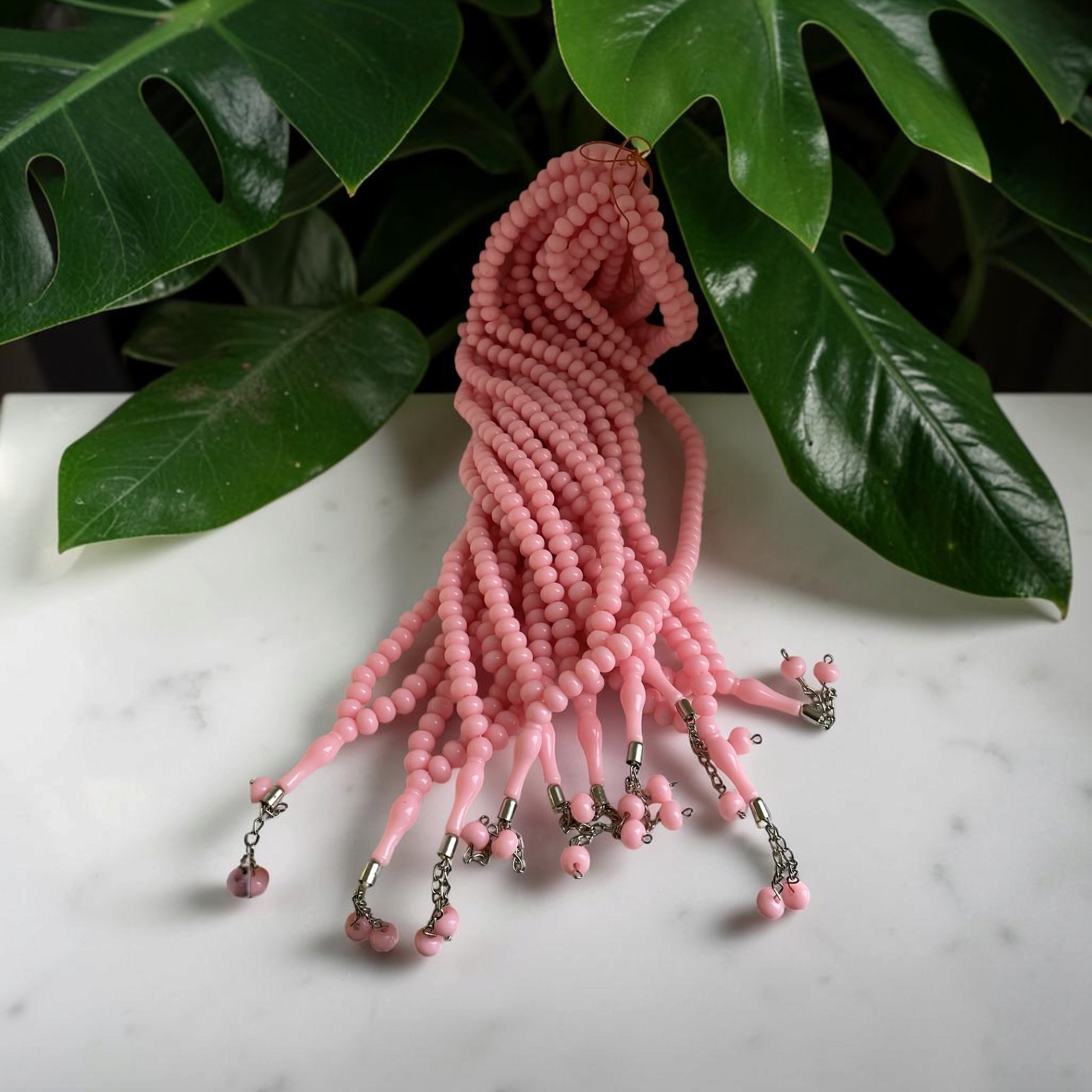 DR TESBİH ZİNCİRLİ 10MM 99'LU PEMBE (DESTE SATIŞ)
