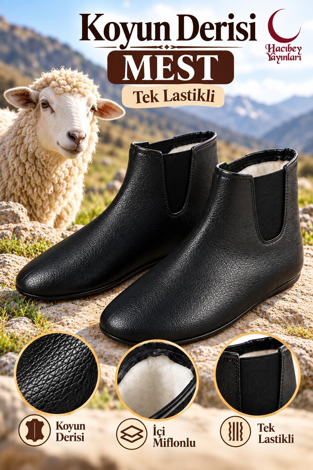 ÇGR MEST KOYUN DERİSİ TEK TARAFI LASTİKLİ 36 NUMARA