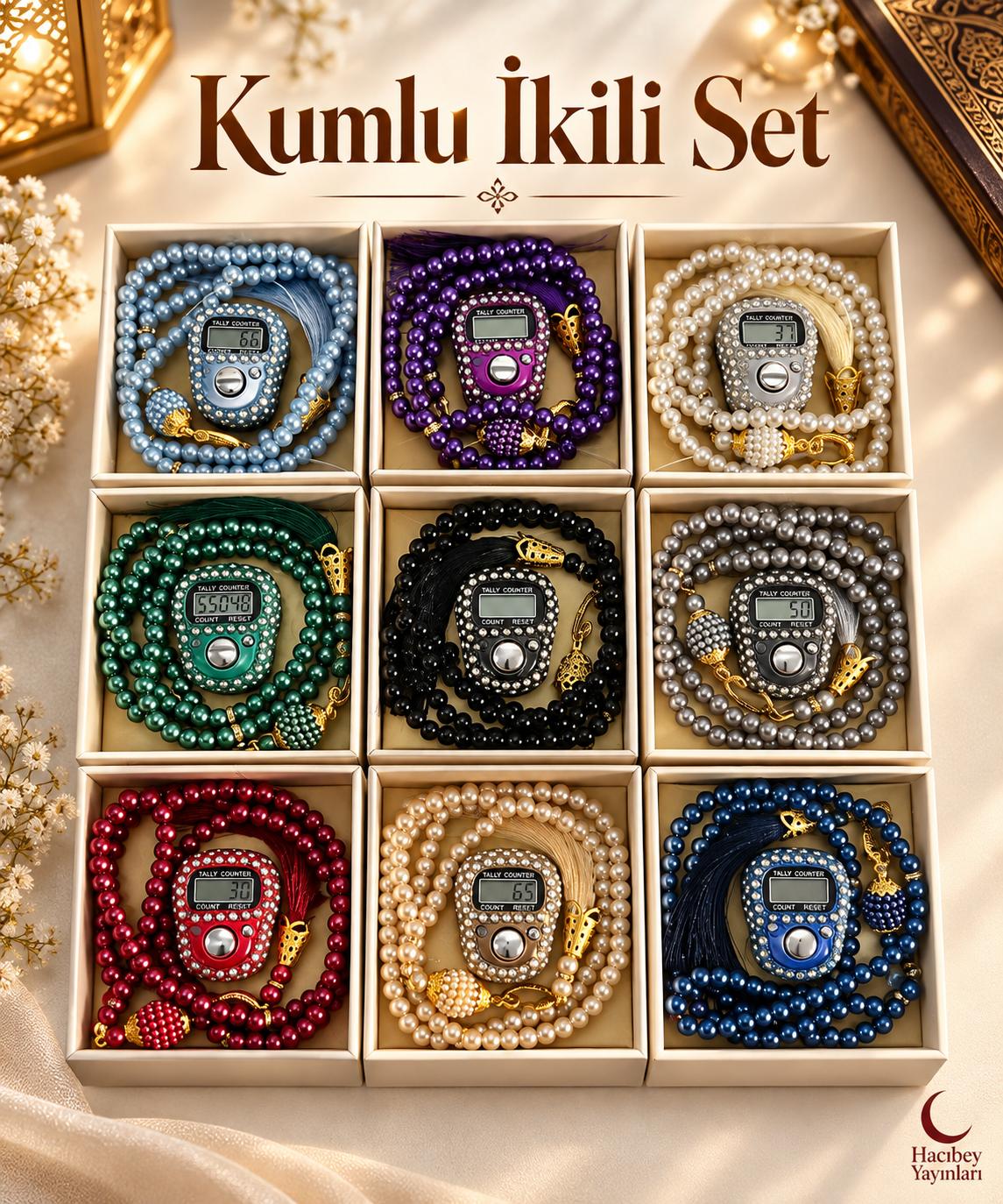DLK KUMLU İKİLİ (TESBİH+ZİKİRMATİK) ADET SATIŞ