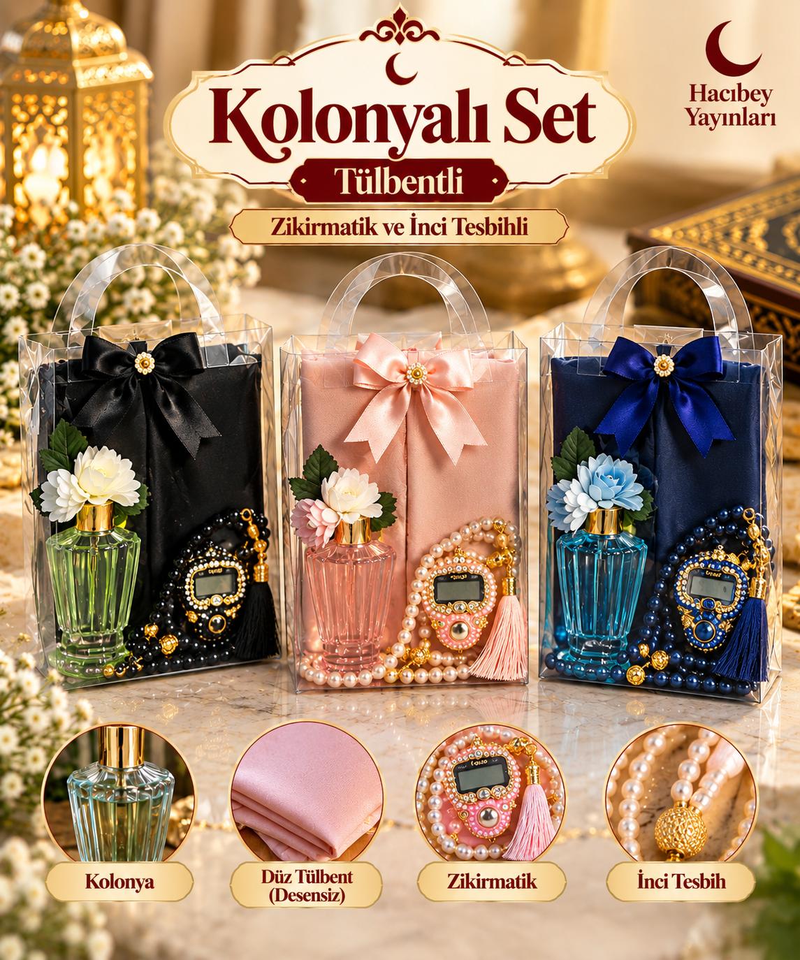 DLK KOLONYALI SET TÜLBENTLİ