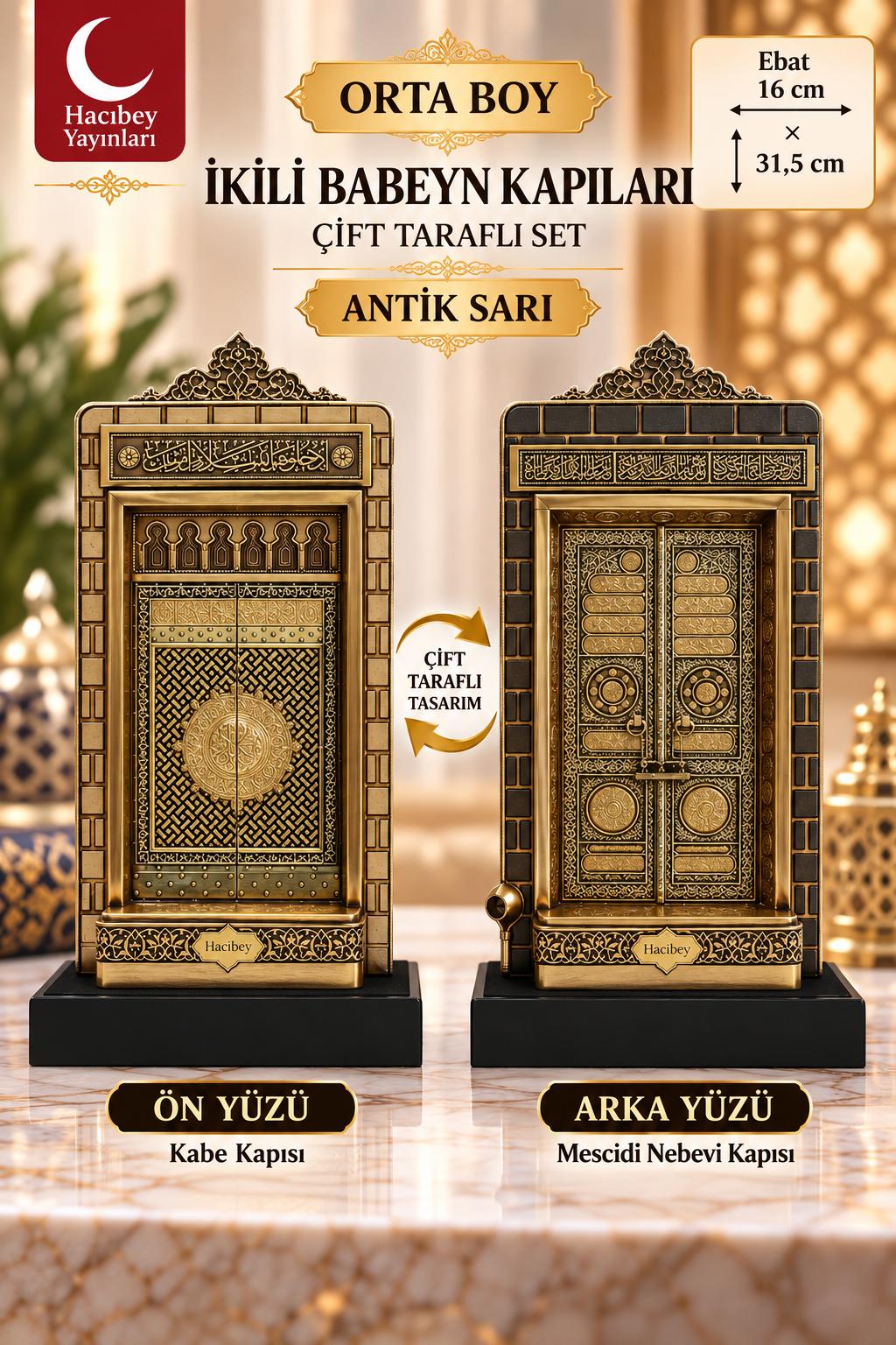 NAKKAŞ NKBY-6503S2 BABEYN BOYTU ORTA BOY ANTİK SARI