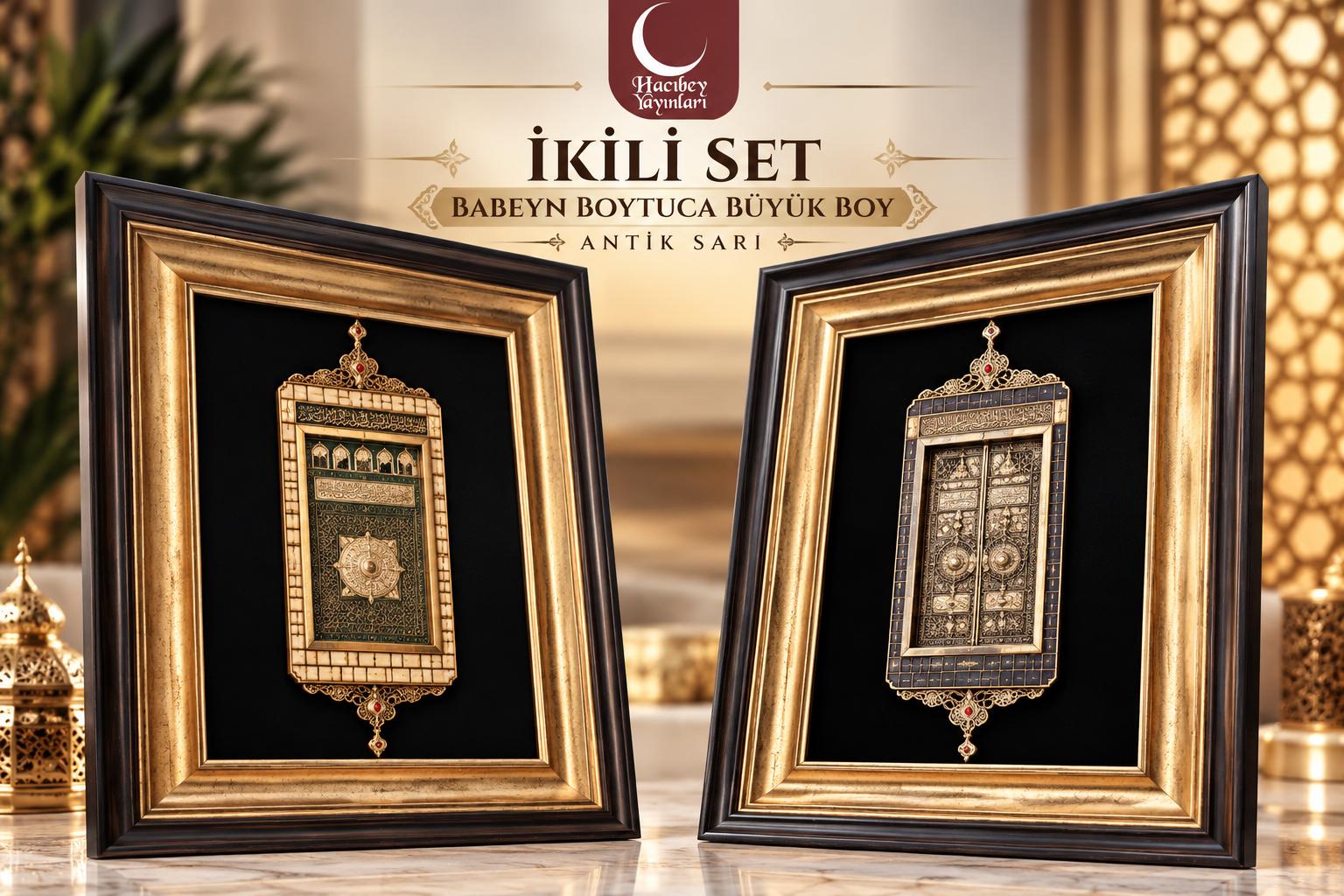 NAKKAŞ NKBC-65S4S2 BABEYN BOYTUCA BÜYÜK BOY ANTİK SARI SET
