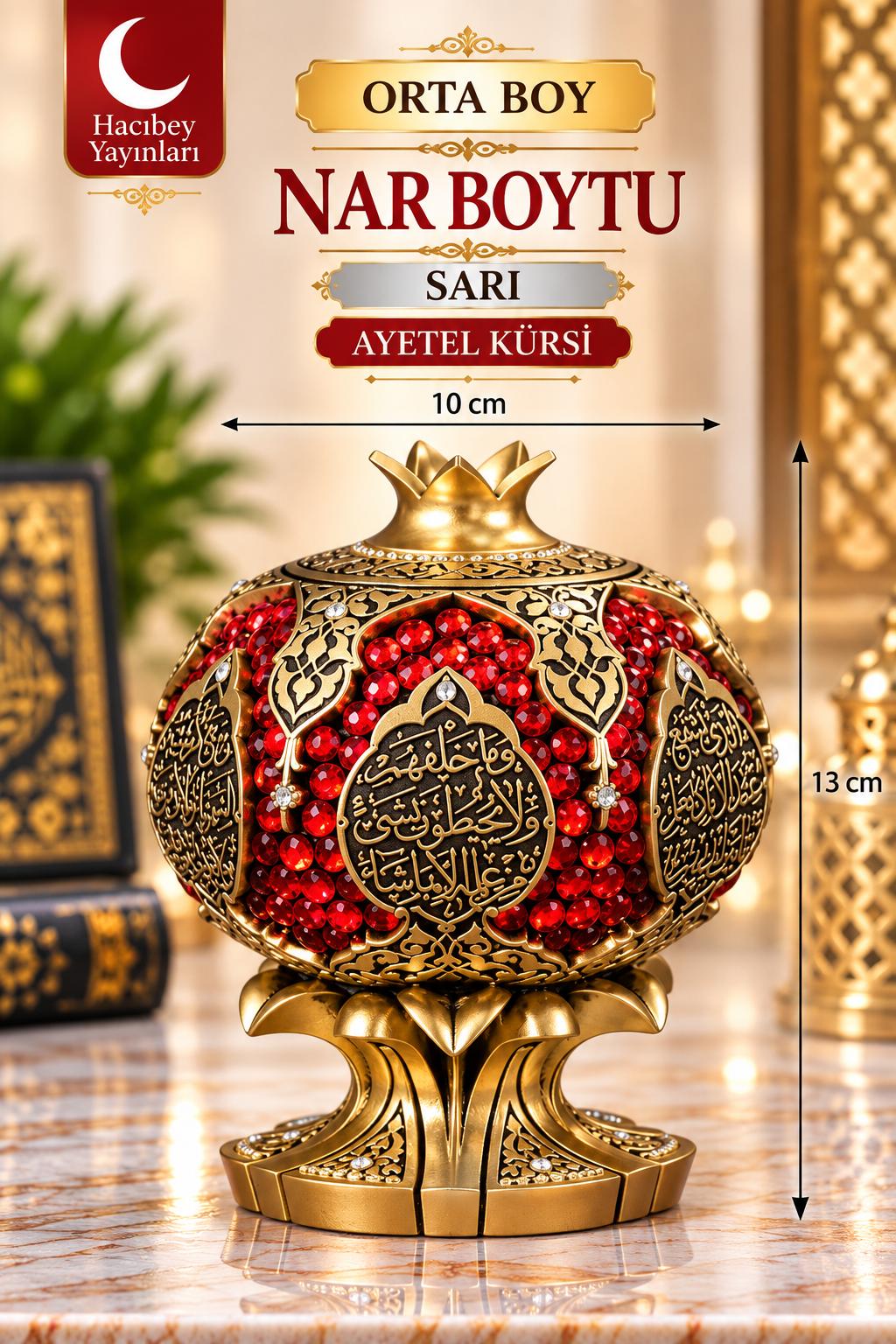 NAKKAŞ NKBY-2323S1 NAR BOYTU ORTA BOY SARI AYETEL KÜRSİ