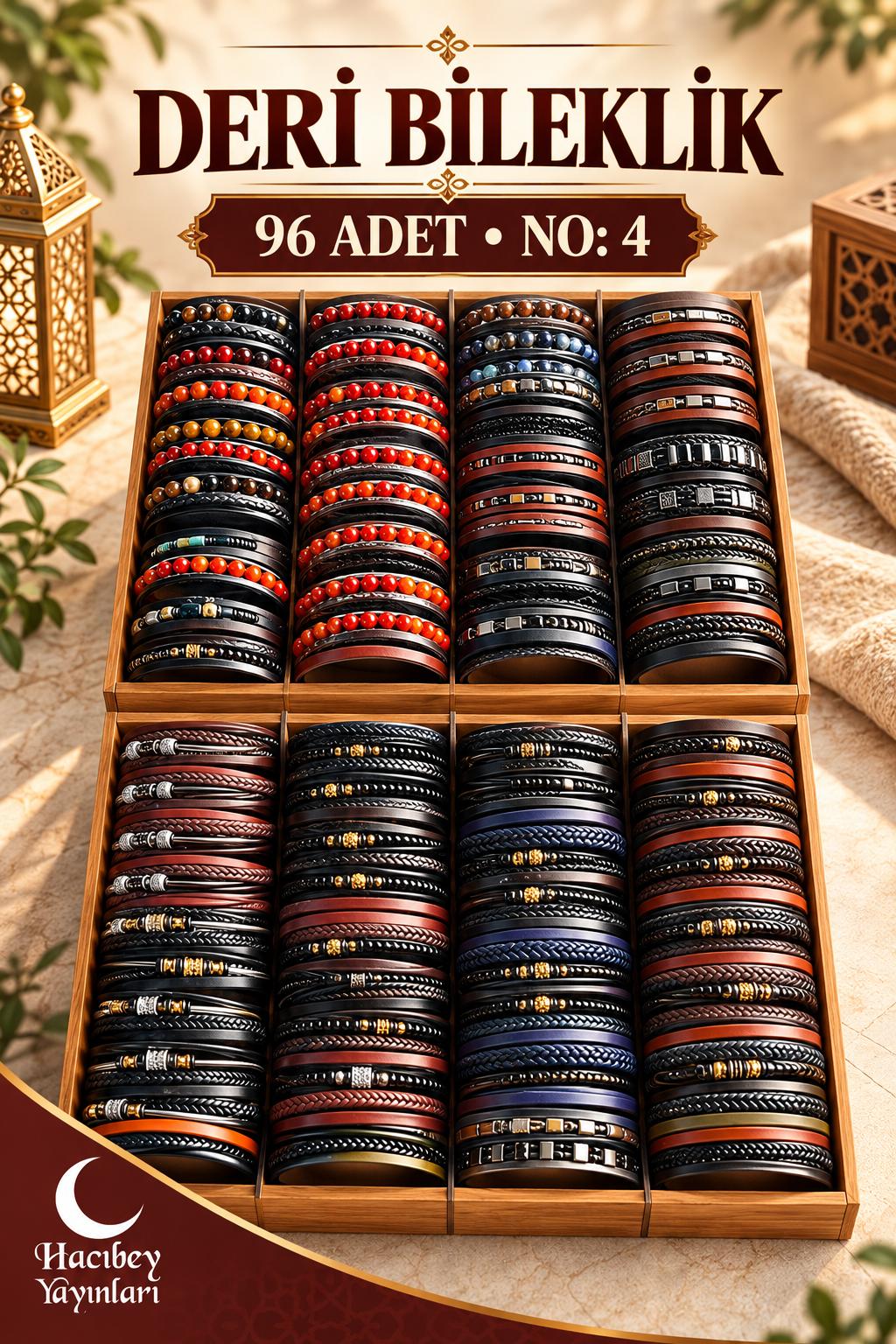 NO:4 DERİ BİLEKLİK (96 ADET)