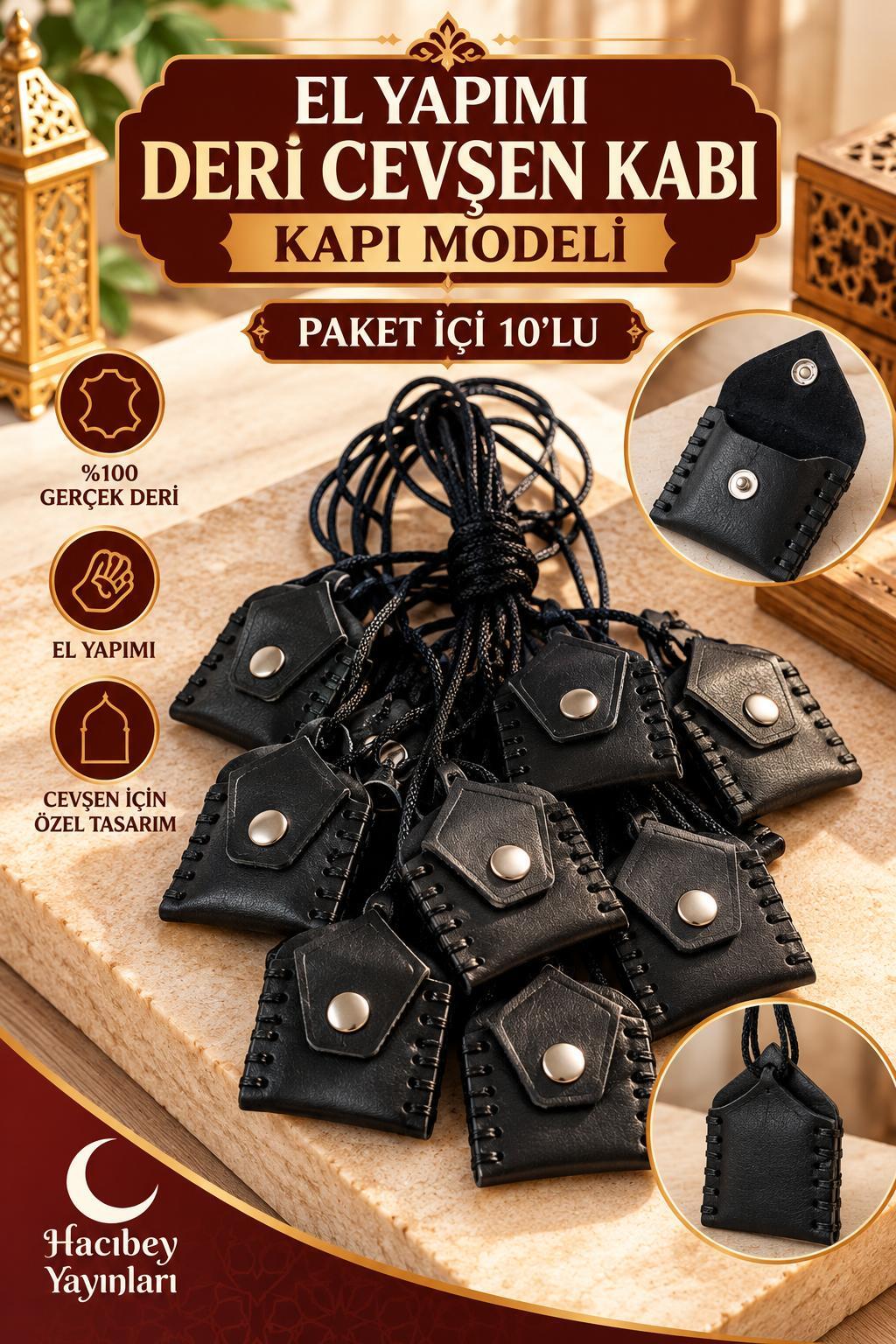 YMN EL YAPIMI DERİ CEVŞEN KAPI MODELİ PAKET İÇİ 10'LU