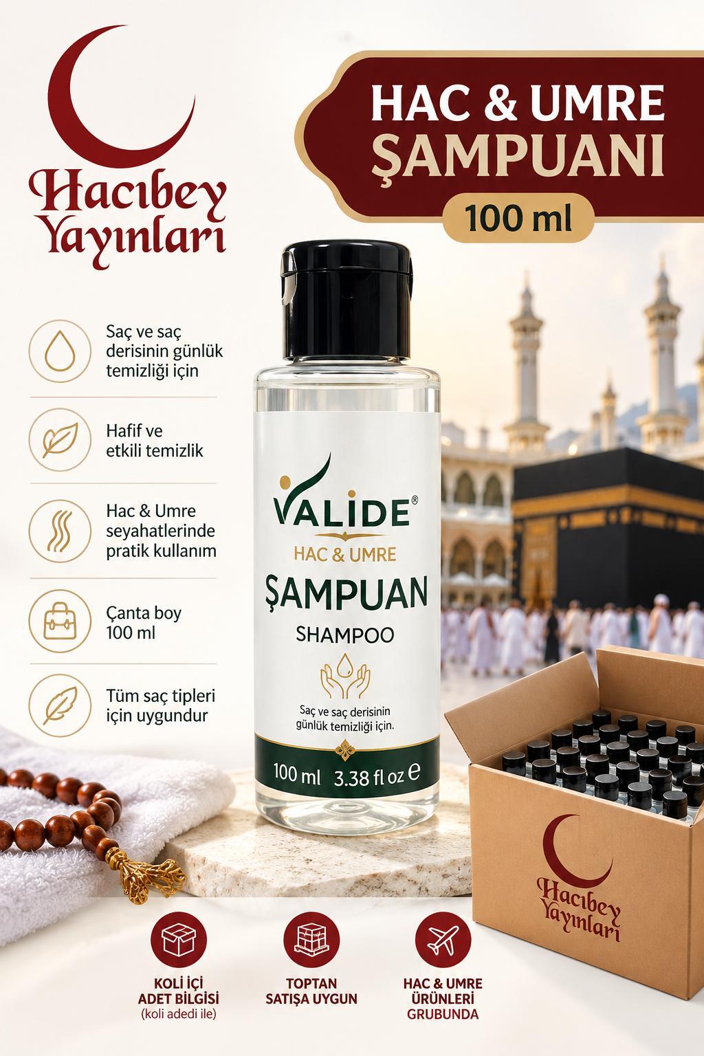 HRM HAC VE UMRE ŞAMPUANI 100 ML (ADET SATIŞ)