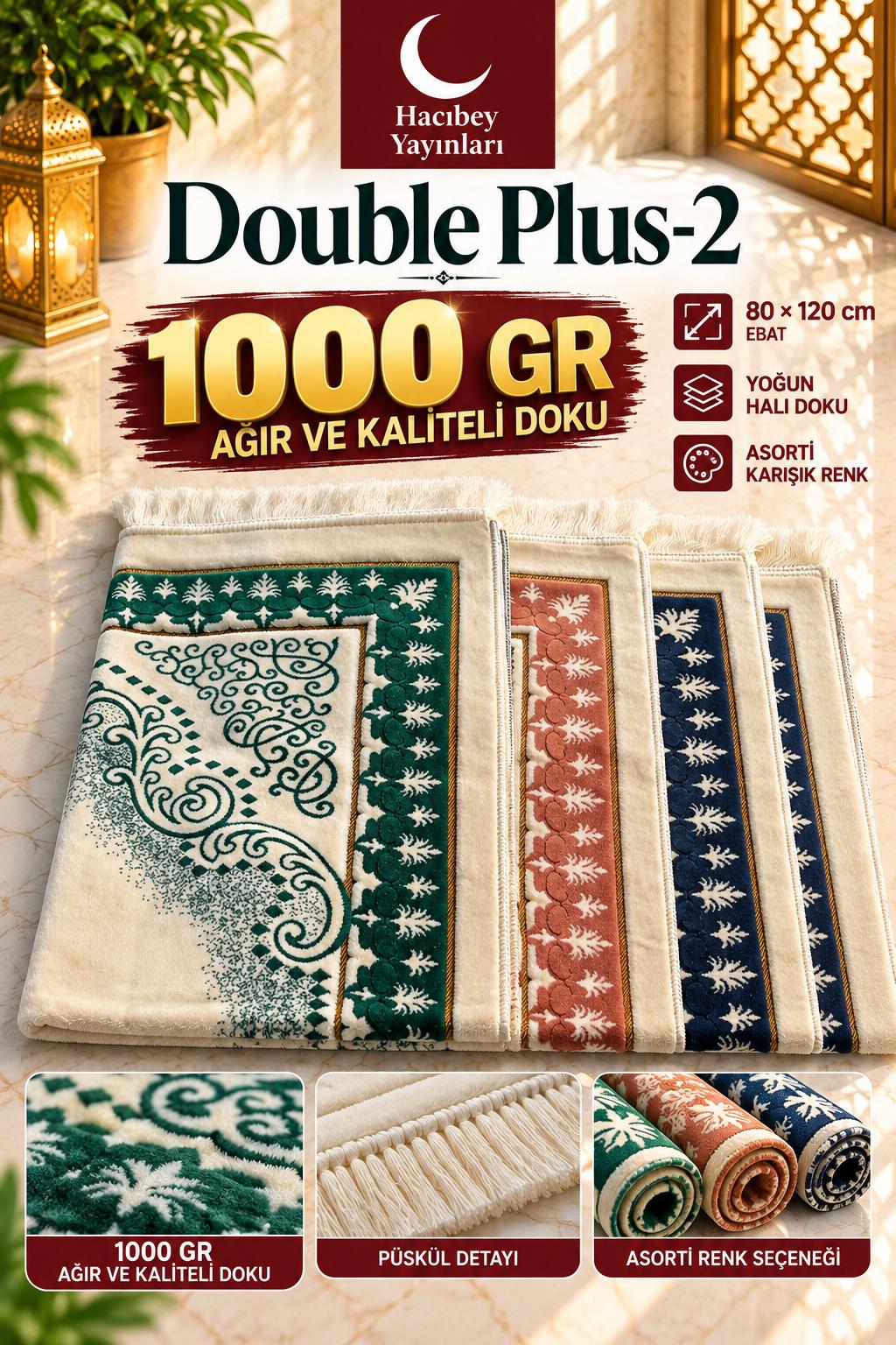 MSK DOUBLE PLUS SECCADE (2) 1000 GR KARIŞIK RENK 80X120