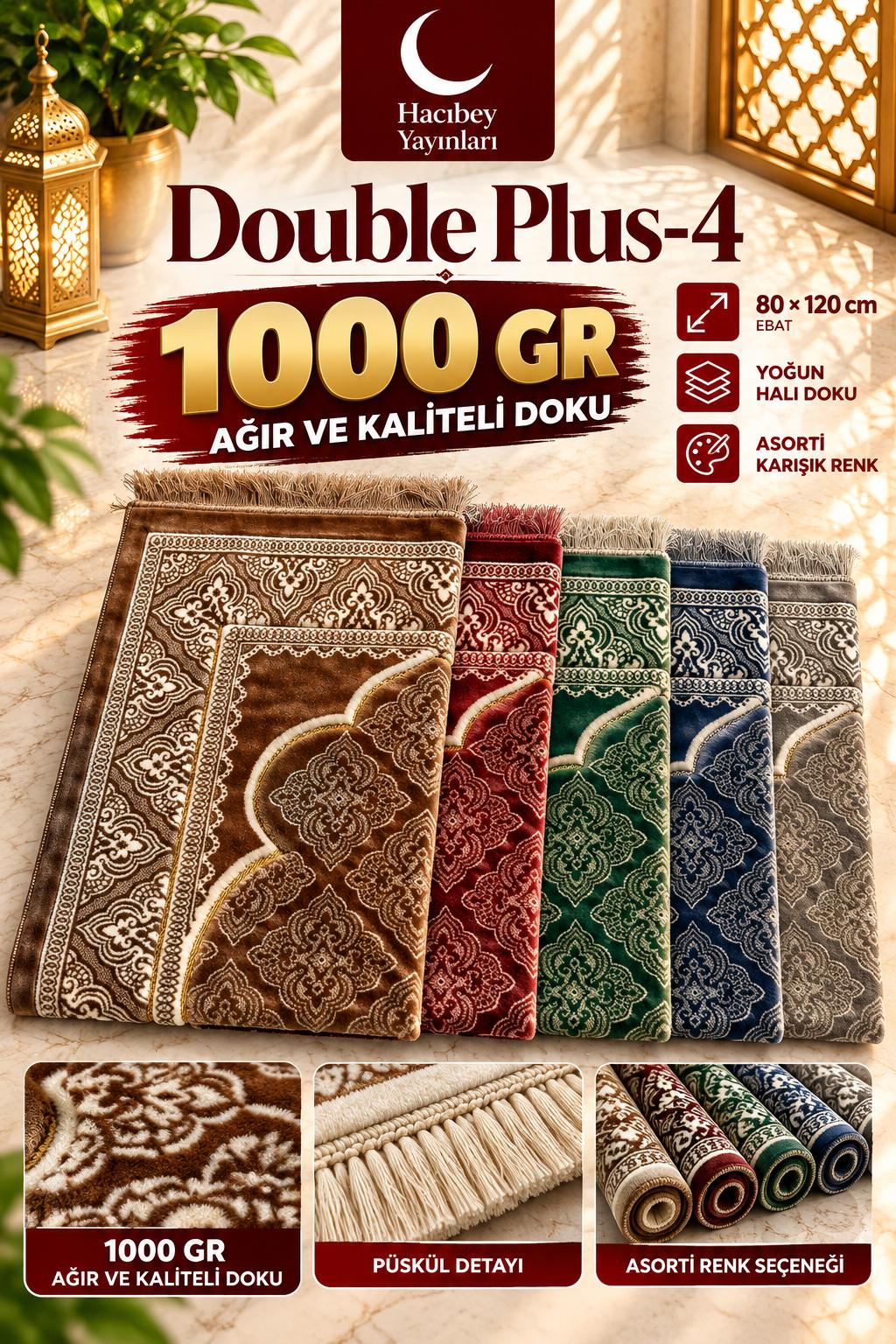 MSK DOUBLE PLUS SECCADE (4) 1000 GR KARIŞIK RENK 80X120