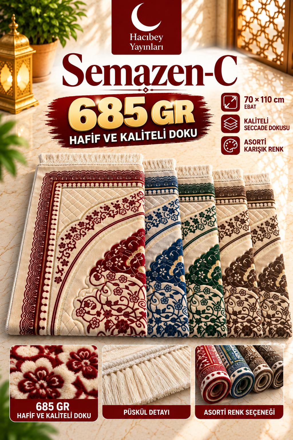 MSK SEMAZEN-C SECCADE  685 GR KARIŞIK RENK 70X110