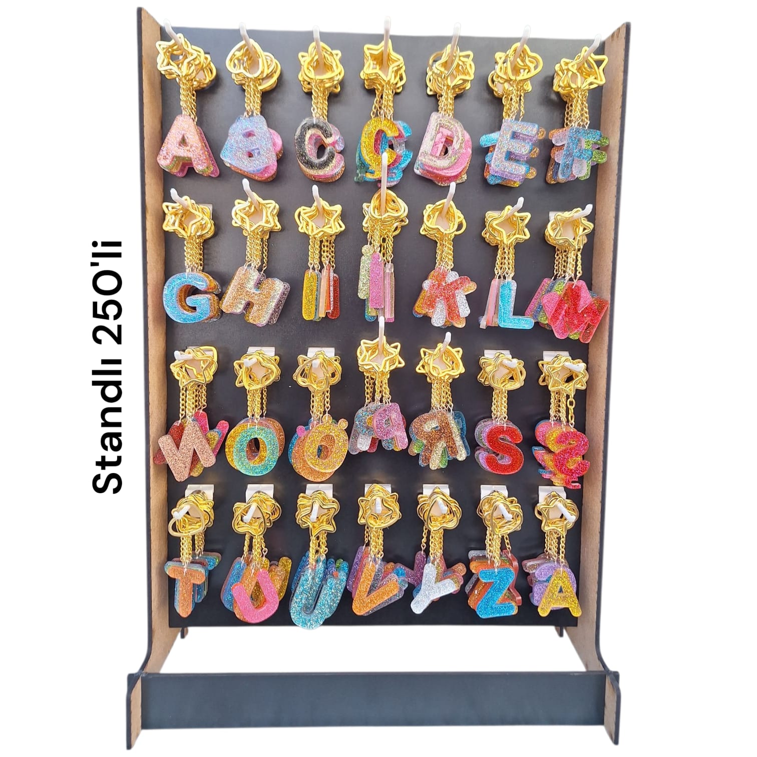ALFABE ANAHTARLIK HARF STANTI (250 Lİ )