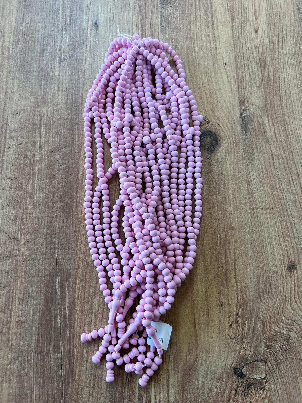 OZL TESBİH 10 MM PEMBE KOD 112  DESTE