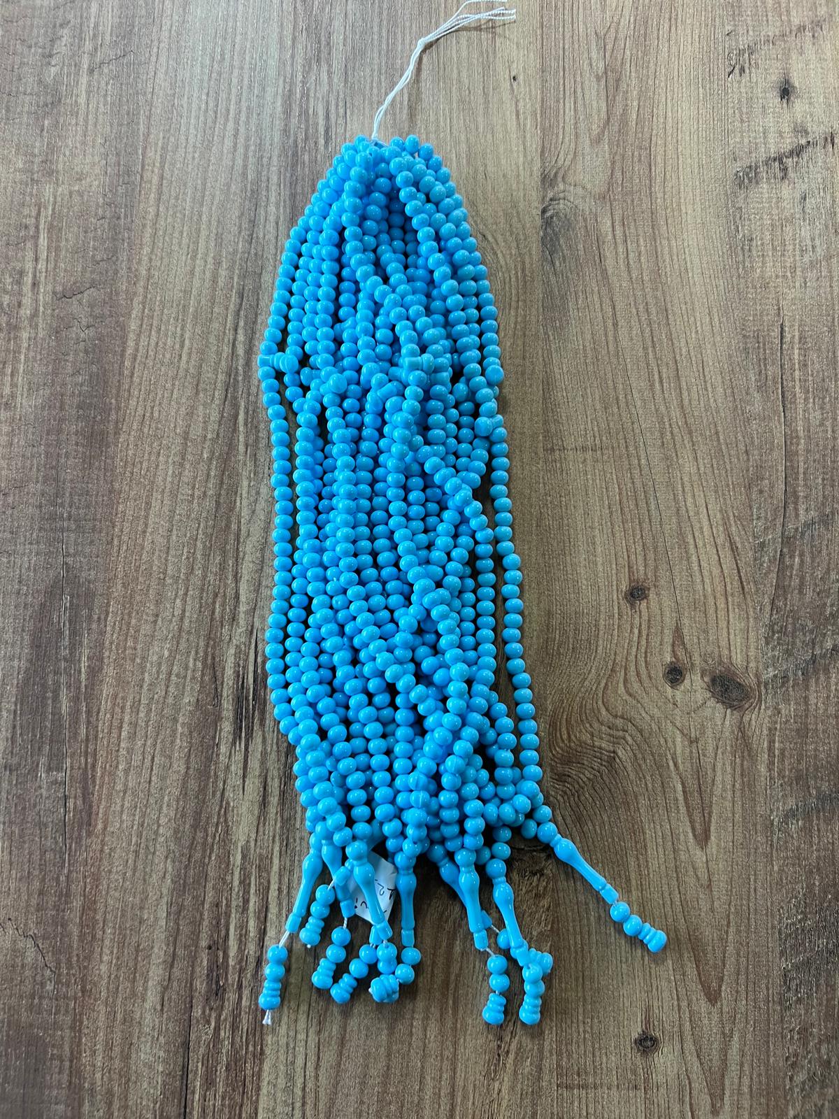 OZL TESBİH 10 MM MAVİ KOD 124  DESTE