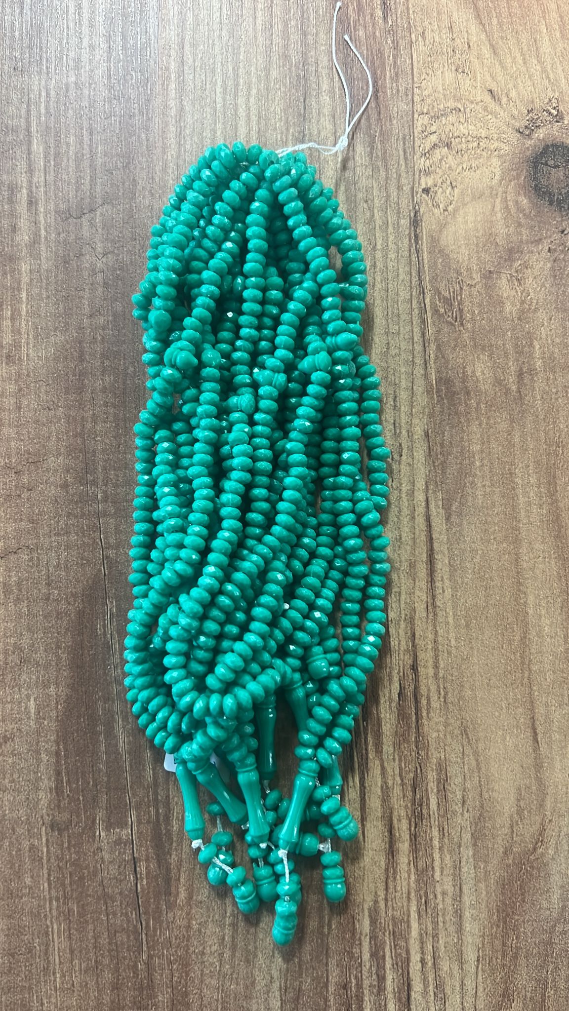 OZL KRİSTAL TESBİH YEŞİL KOD 166 DESTE