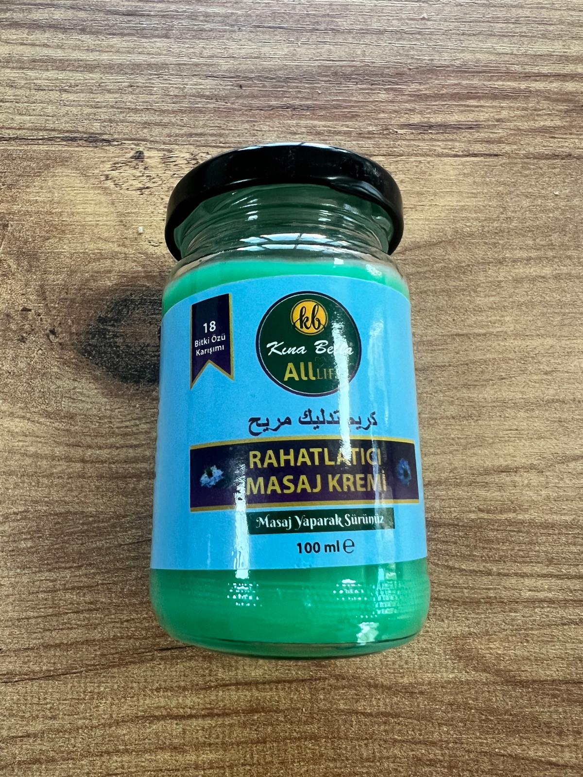 RAHATLATICI MASAJ KREMİ 100 ML