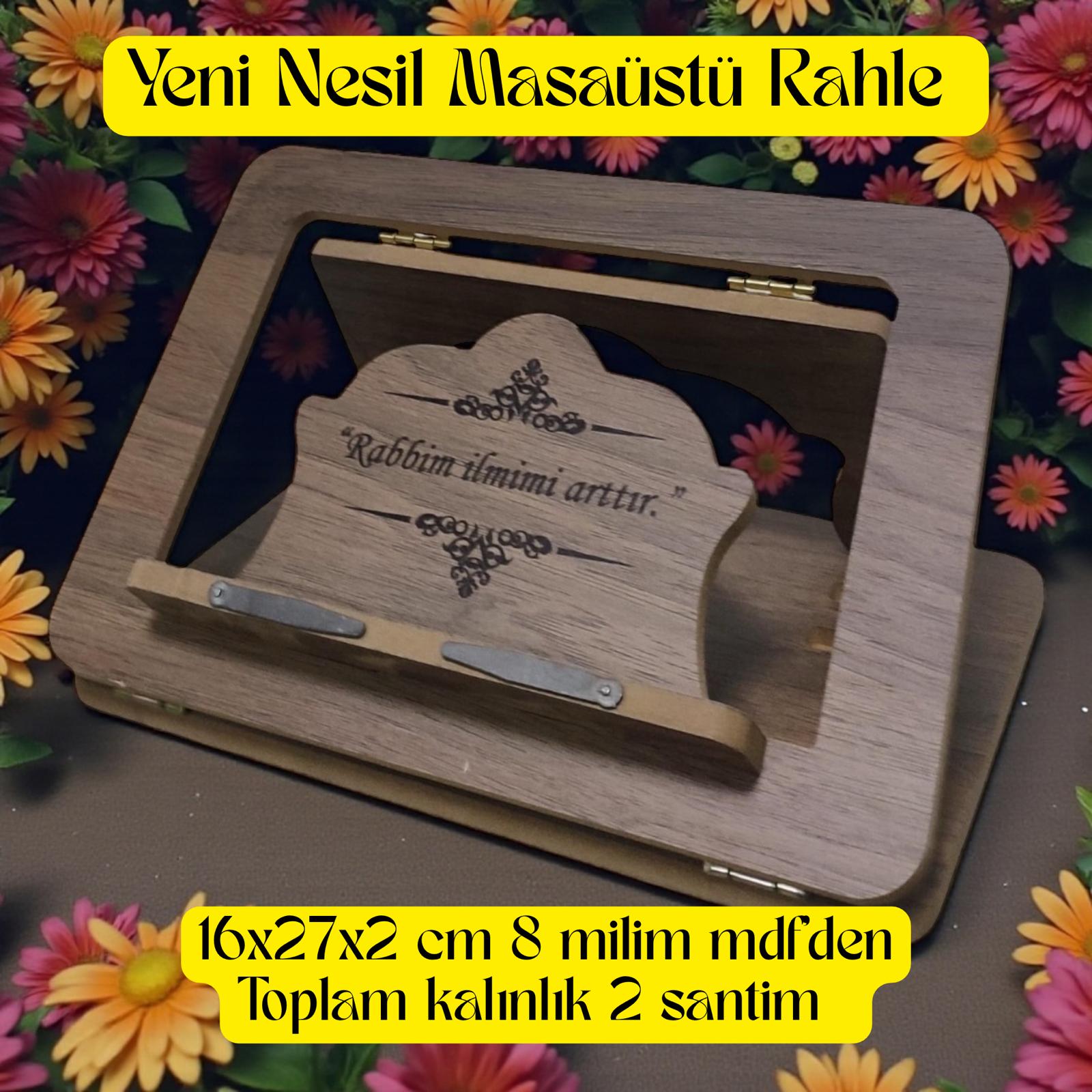 YENİ NESİL MASAÜSTÜ RAHLE 16 X 27 X 2 8 MM