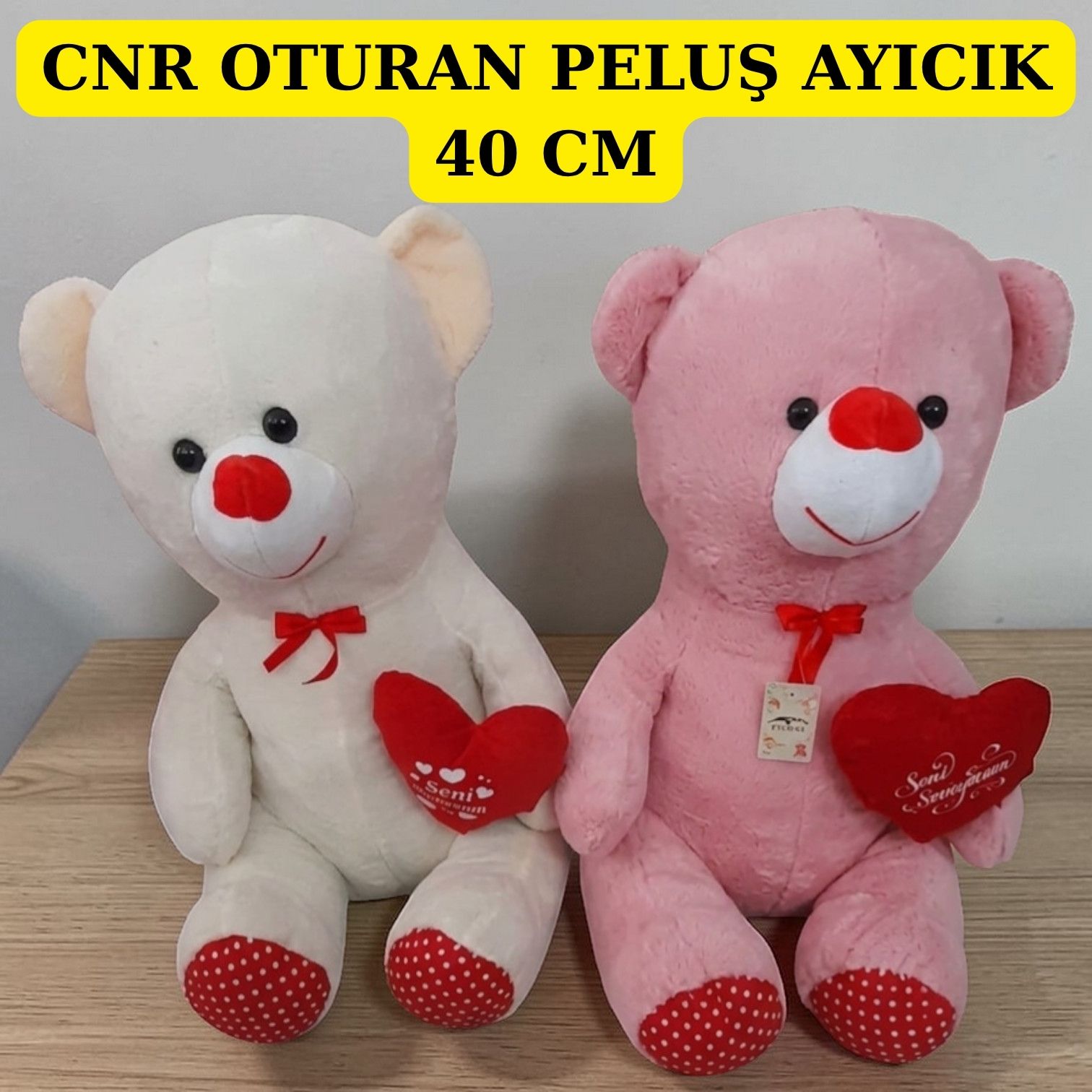 CNR OTURAN PELUŞ AYICIK 40 CM