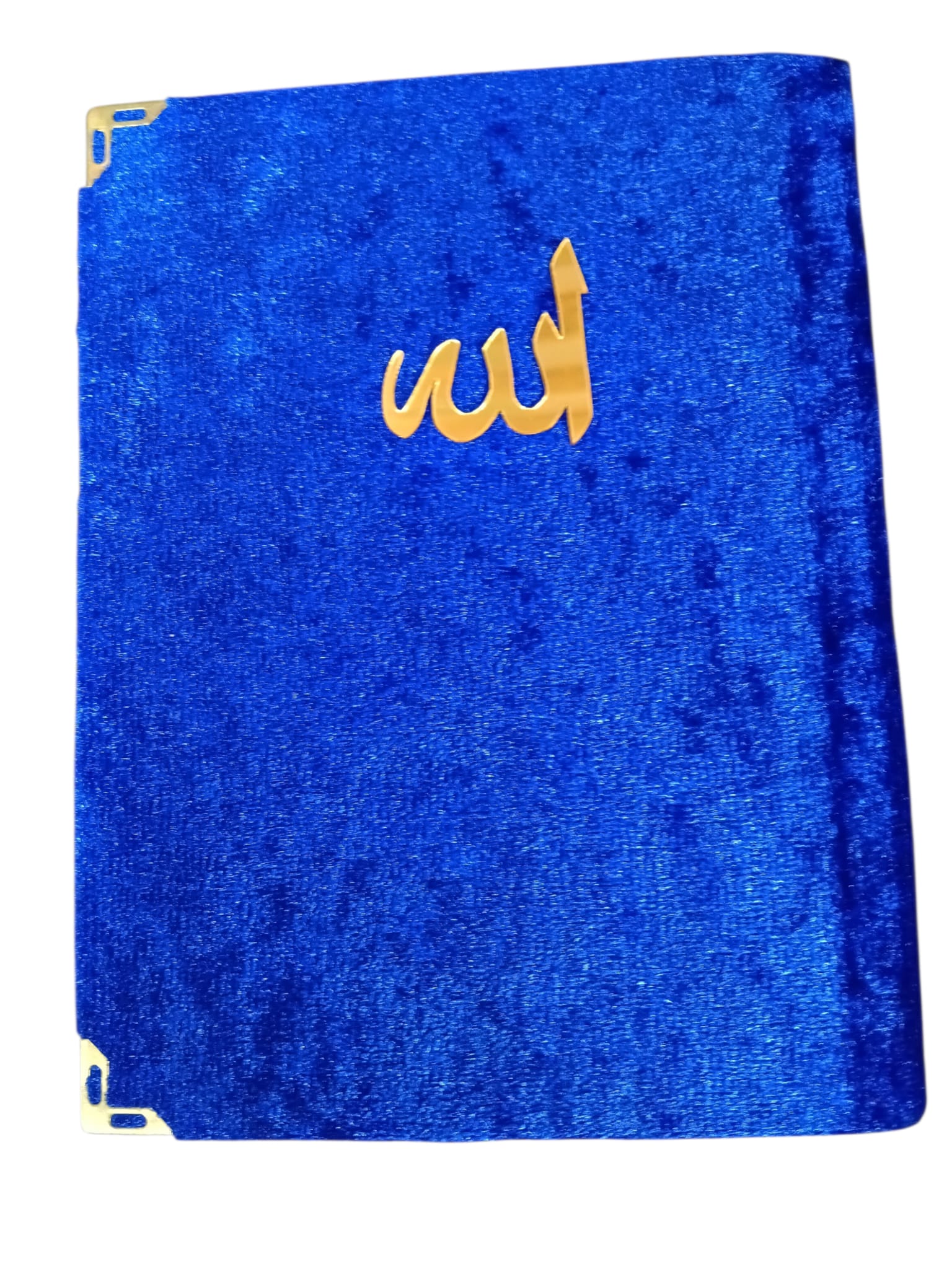 ÇANTA BOY KADİFE KAPAKLI YASİN KİTABI SÜNGERSİZ 80 SAYFA SAKS MAVİ RENK 