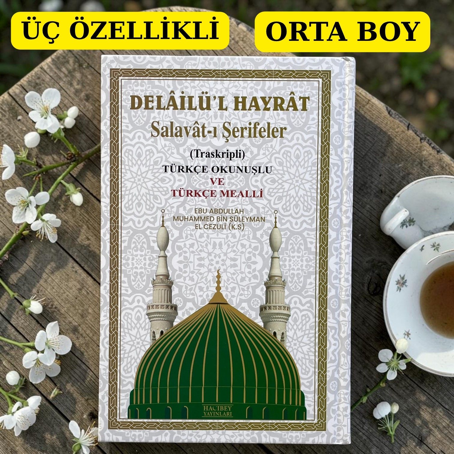 DELAİLÜL HAYRAT ORTA BOY ÜÇLÜ 400 SAYFA BEYAZ